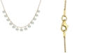Macy's Cultured Freshwater Pearl (8-9mm) 18" Statement Necklace in 18k Gold-Plated Sterling Silver